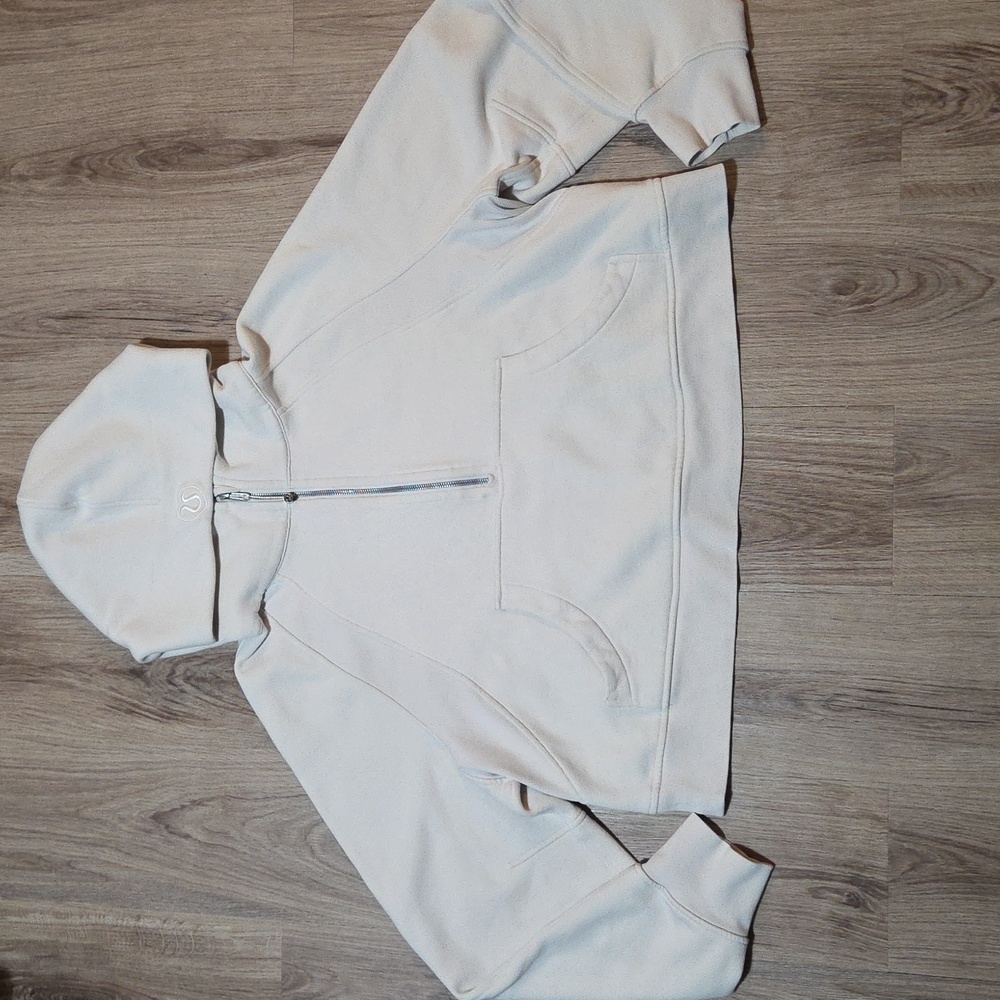 Lululemon Scuba Oversized Half-Zip Hoodie *Natural Ivory Size XL/XXL